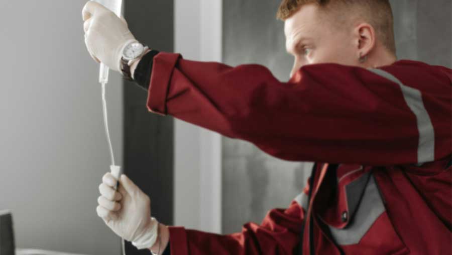 Установка капельницы Гептрала Установка капельницы Гептрала